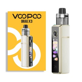 Voopoo Drag X3 Pod Mod Beyaz Altın Renk Elektronik Sigara
