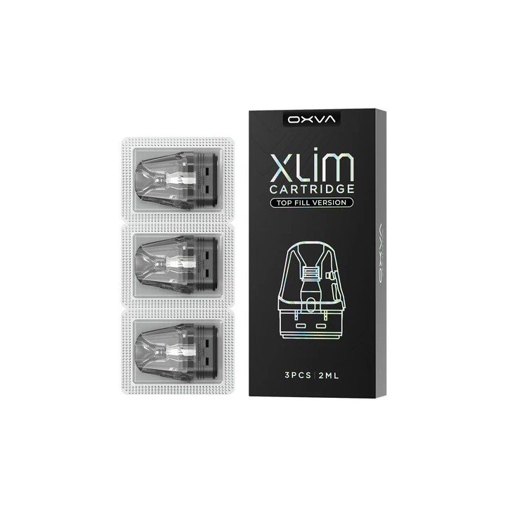 Oxva Xlim V3 Top Fill Kartuş 3'lü Paket Şeffaf Coil