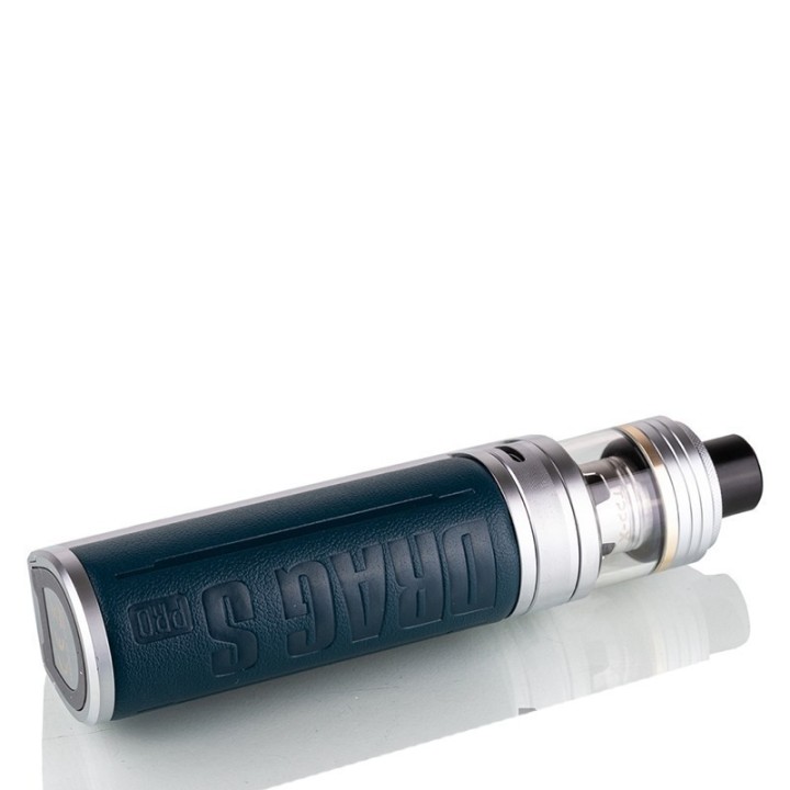 Voopoo Drag S Pro Pod Mod koyu yeşil deri kaplama elektronik sigara